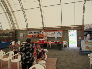 Hospitality area